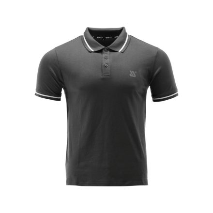 YATO Tricou cu guler, mărimea L, culoare neagră