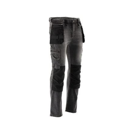 YATO Blugi de protectie la locul de munca pantaloni lungi marimea M 17 buzunare gri