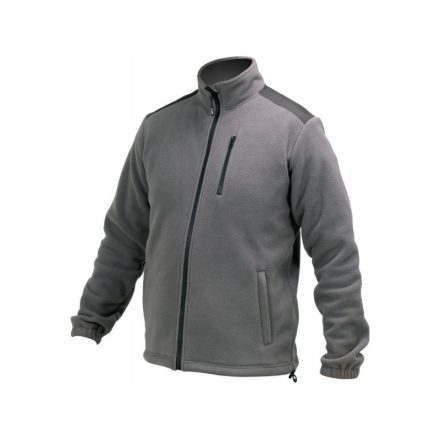 Pulover fleece de siguranță la locul de muncă YATO gri mărimea L cu 3 buzunare