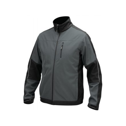 Jachetă softshell YATO de siguranță la locul de muncă gri-negru mărimea S cu 3 buzunare