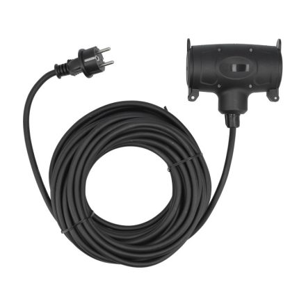 YATO Cablu prelungitor balansoar izolat cauciuc 2 fișe 15 m 3 x 1,5 mm4