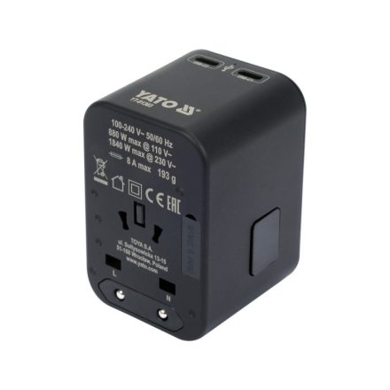 YATO Adaptor de călătorie 65 W