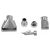 Set de accesorii pentru suflante de aer cald YATO 5 piese