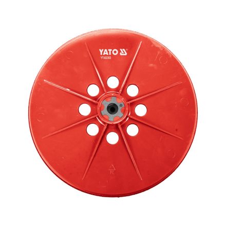 YATO Suport disc abraziv cu fixare velcro pentru mașina de șlefuit pereți 225 mm