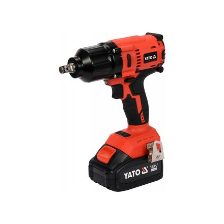 Driver cu impact YATO cu acumulator 1/2" 700 Nm fără perie de cărbune 18 V Li-Ion (1 x baterie de 3,0 Ah + încărcător)