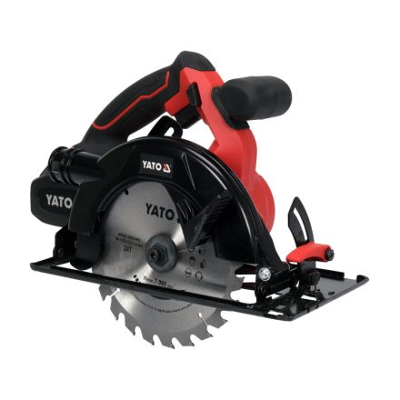 Ferăstrău circular YATO cu acumulator 185 mm motor fără perii 18 V (1 x 3,0 Ah baterie + încărcător)