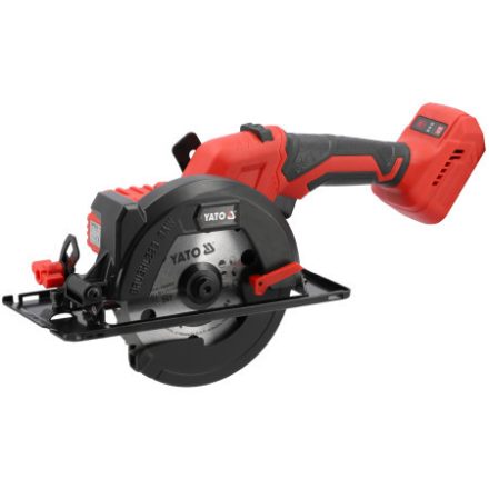 YATO Fierăstrău circular cu acumulator 140 mm fără perii, 18 V (fără baterie și încărcător)