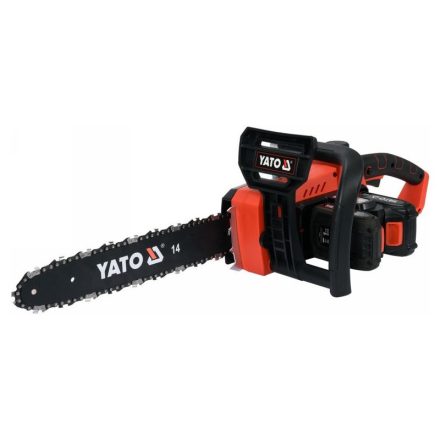 Motoferăstrău YATO fără fir 350 mm 2 x 18 V (2 x 2,0 Ah baterie + încărcător)