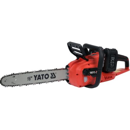 Motoferăstrău YATO fără fir 16" 2 x 18 V (2 x 4,0 Ah baterie + încărcător)