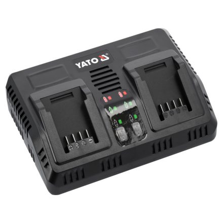 YATO Incarcator baterie dublu pentru masini 18 V