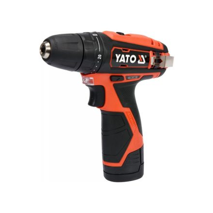 Burghiu șurub YATO cu acumulator 30 Nm 12 V Li-Ion (1 x 2,0 Ah baterie + încărcător)
