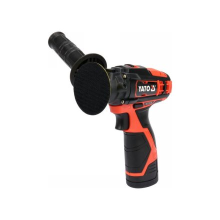 YATO Polizor fără fir 80 mm 12 V Li-Ion (1 x 2,0 Ah baterie + încărcător)