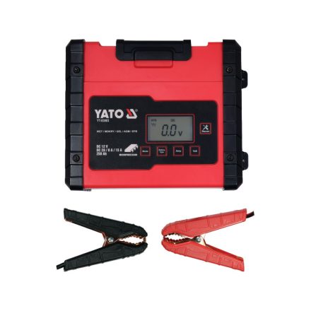 YATO Incarcator baterie 12 V 2/8/15 A max. Display LCD de 200 Ah