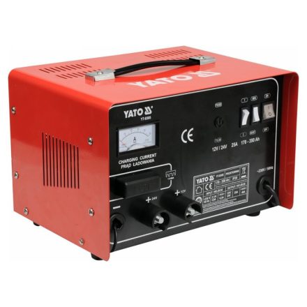 YATO Incarcator baterie 12-24 V / 25 A / 170-350 Ah