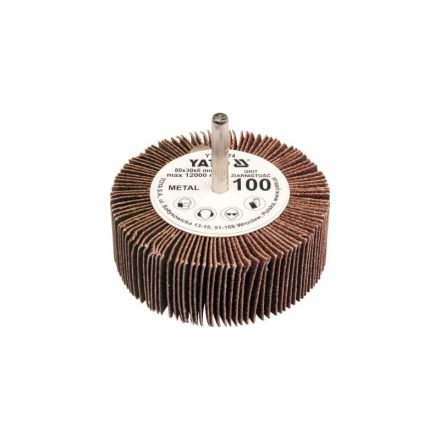 YATO Disc abraziv cu tijă 80 x 30 x 6 mm / P150