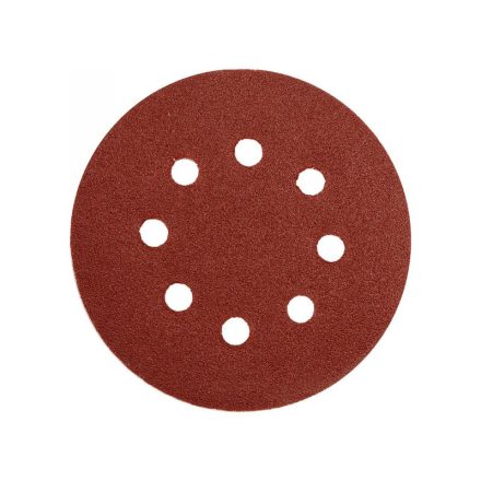 YATO Disc abraziv cu prindere velcro 125 mm / P120 8 găuri (5 bucăti)