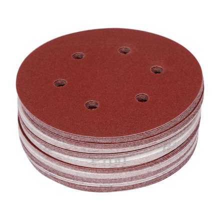 YATO Disc abraziv cu velcro 150 mm / P100 6 găuri (50 buc)
