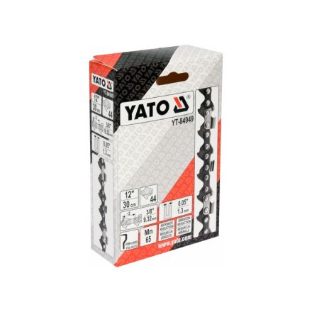 YATO Lanț pentru drujbă 12" 3/8" 1,3 mm cu 44 de ochiuri