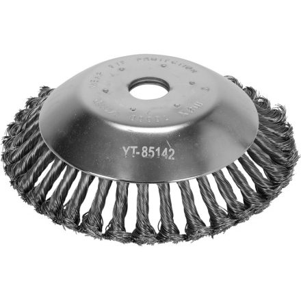 YATO Perie circulară torsadată cu unghi de 200 x 25,4 mm pentru debroussailleuse, tăietor de margini