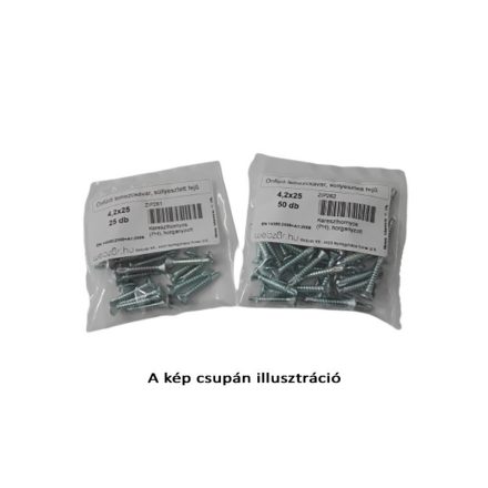 Șurub cu plăci autoforante DIN 7504/O cu cap înecat încrucișat zincat 4,2x38 (25 buc)