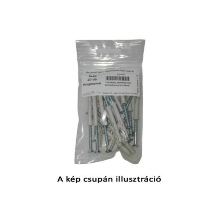 Diblu cu ciocan cu margine de pâlnie, PP/zincat, 8x100 (10 buc)