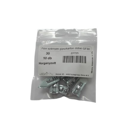 Brat de ipsos cu dibluri metalice GF 30/100 (10 buc).